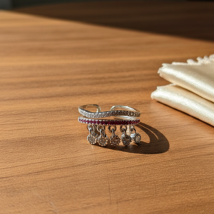 Open Ended Grey Ring